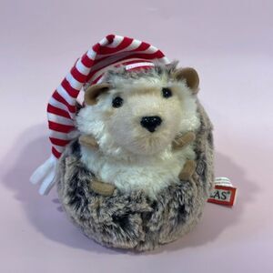 2015 Douglas Cuddle Toys Animal Stuffed Toy Hedgehog Night Cap Excellent Condit…